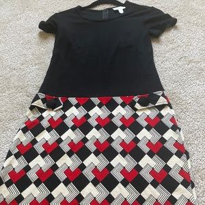 Ann Taylor Loft Dress - Geometric Design